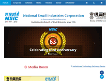 Tablet Screenshot of nsic.co.in